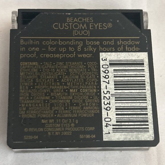 Revlon Custom Eyes Eye Shadow Earth Shimmer (Duo) Vintage Original - Picture 4 of 5